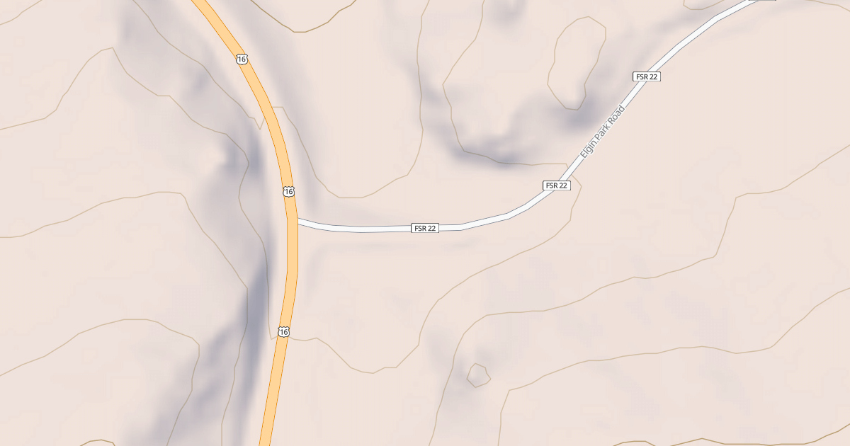 Map preview of OLD HIGHWAY - ELGIN