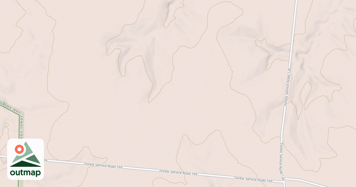 Map of SANDERS SPUR