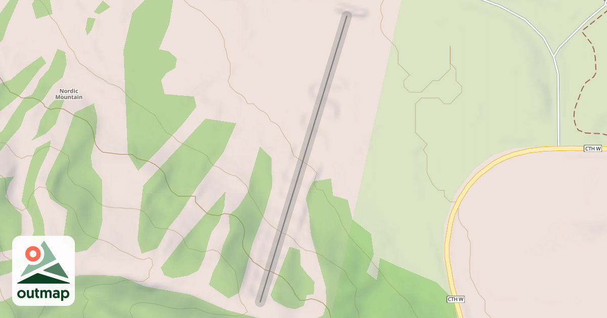 Map of Tubing Lanes