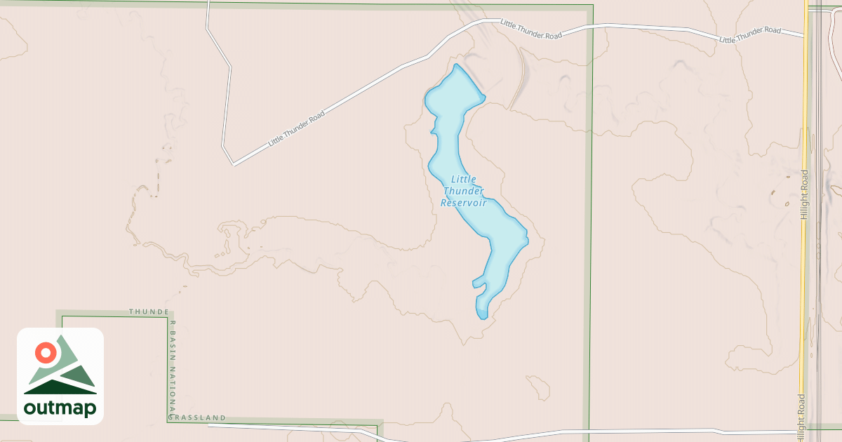 Map of LITTLE THUNDER