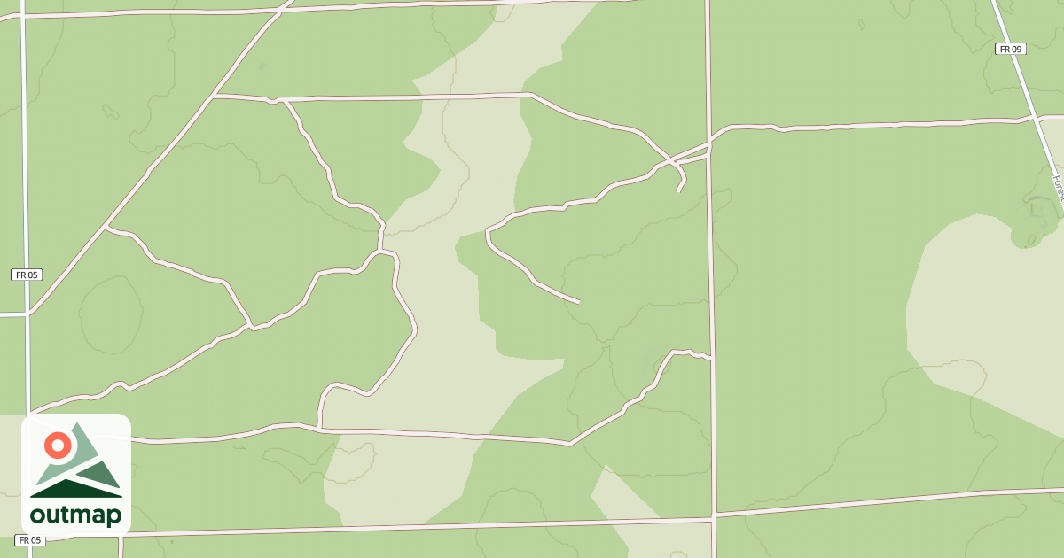 Map of USFS Motor Vehicle Use Map Roads {4F2E89E2-5668-4FE6-BA23-E6F9F2128E95}