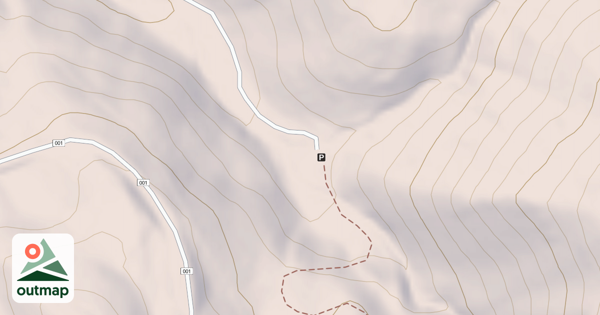 Map of Crestline Trail