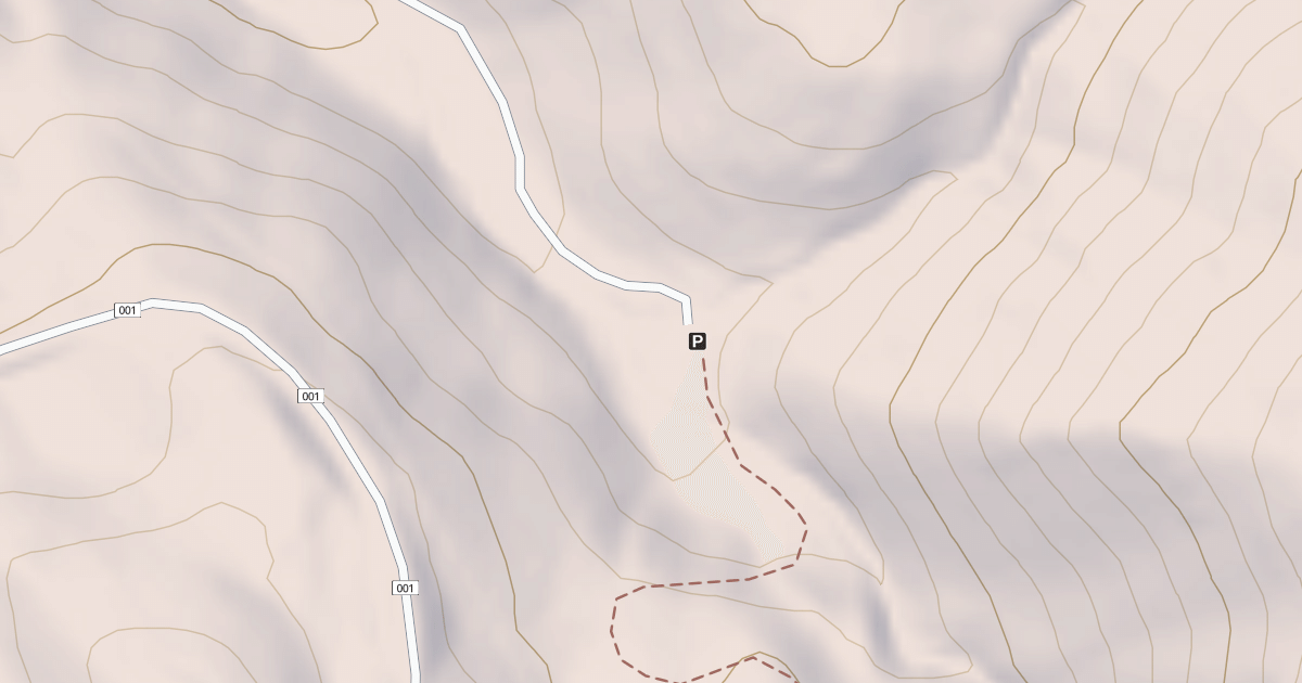 Map preview of Crestline Trail