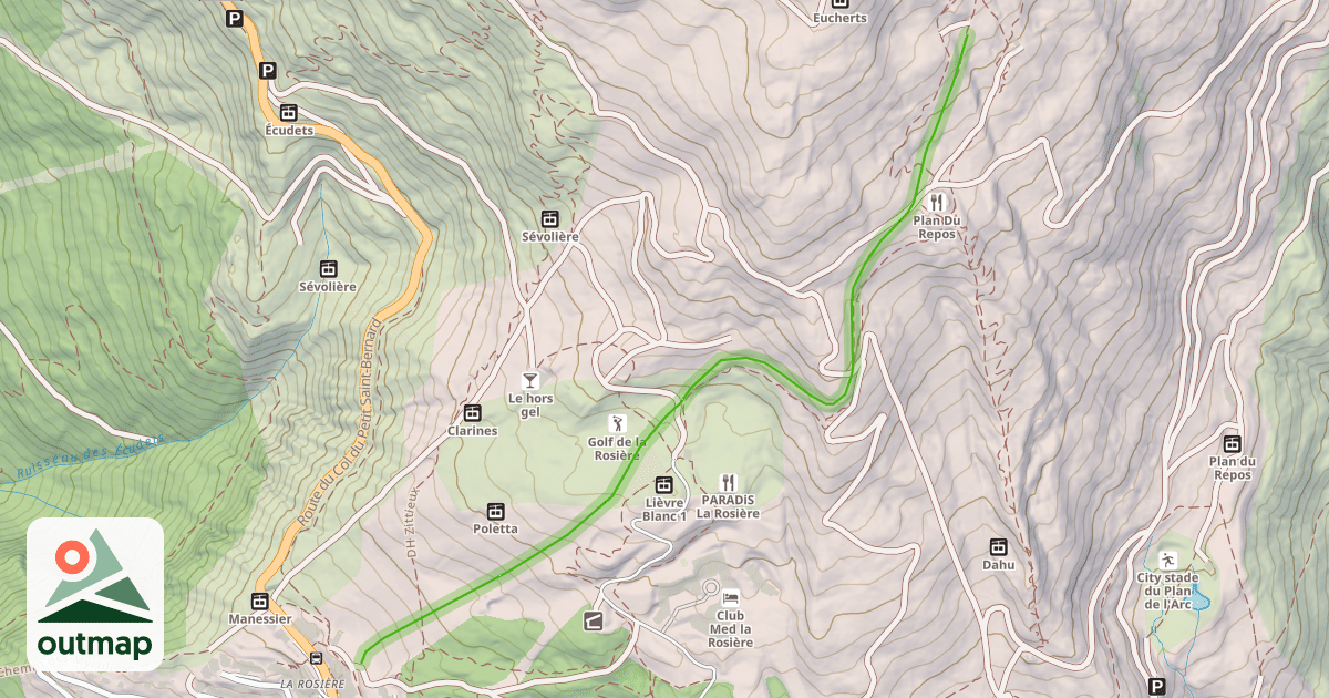 Map of Choucas