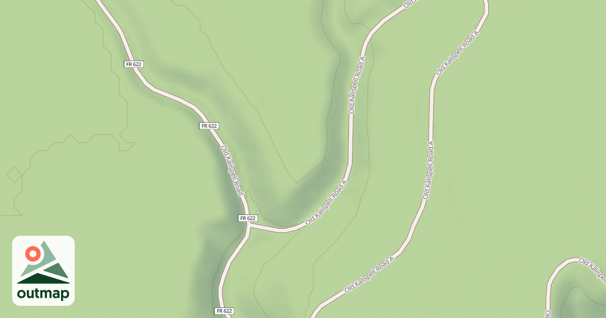 Map of OLD KALISPELL A