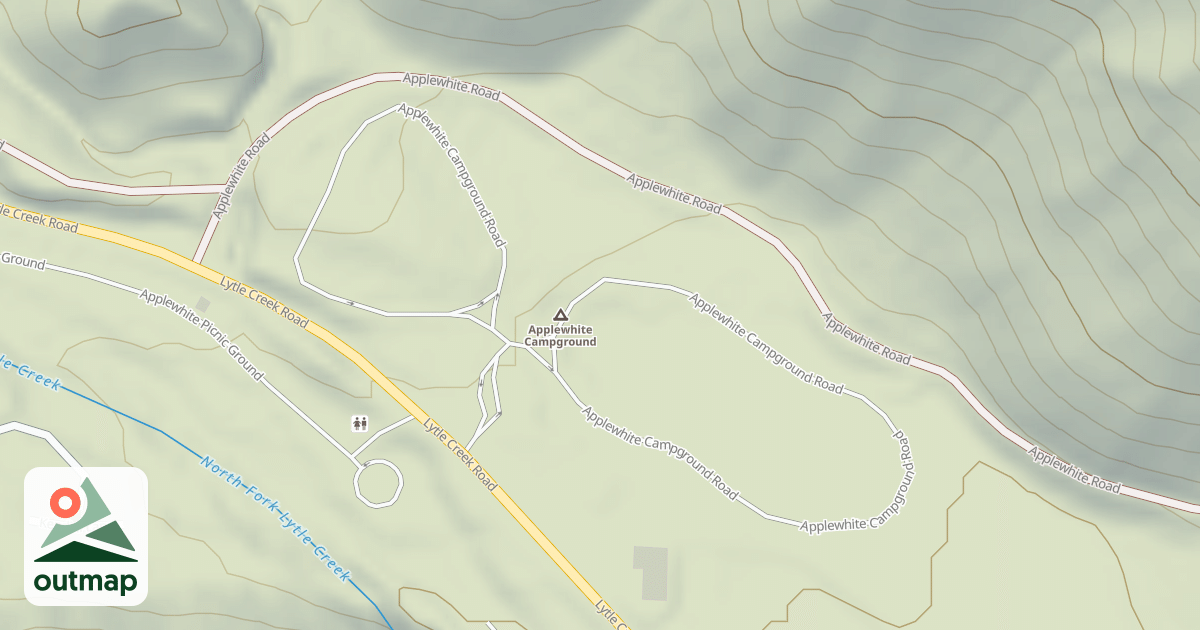Map of APPLEWHITE CAMPGROUND
