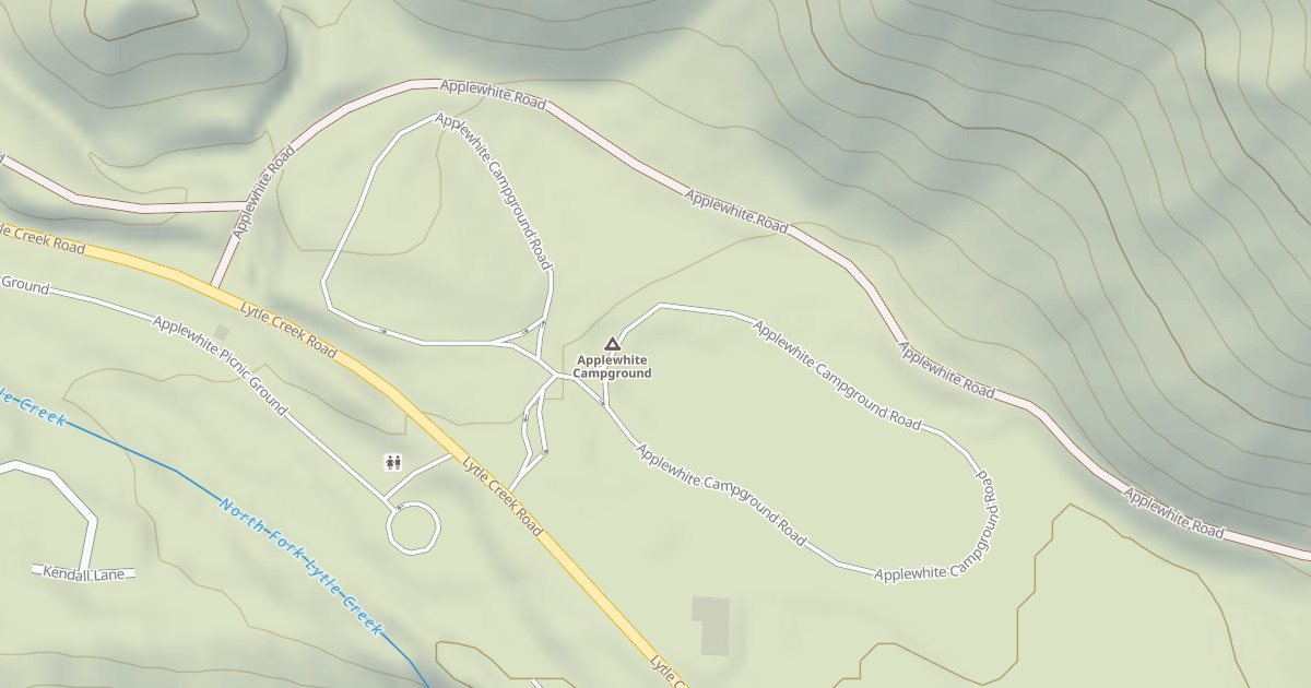 Map preview of APPLEWHITE CAMPGROUND