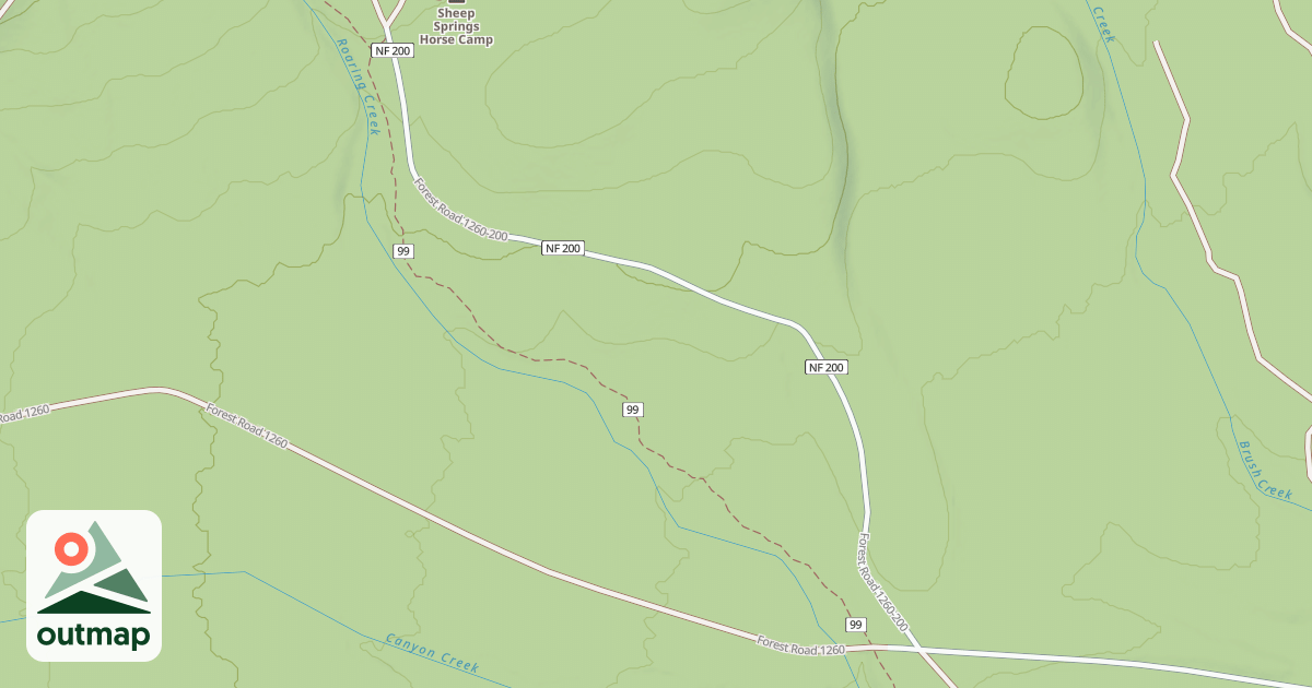 Map of SHEEP SPRING