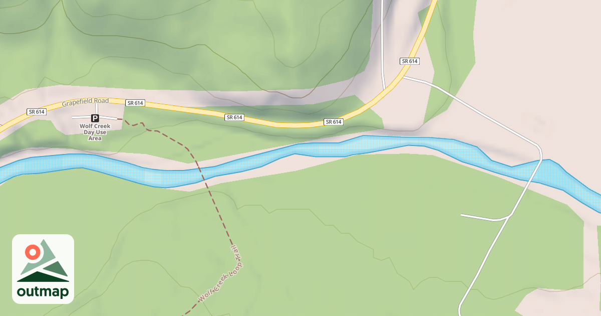 Map of WOLF CR. PICNIC AREA