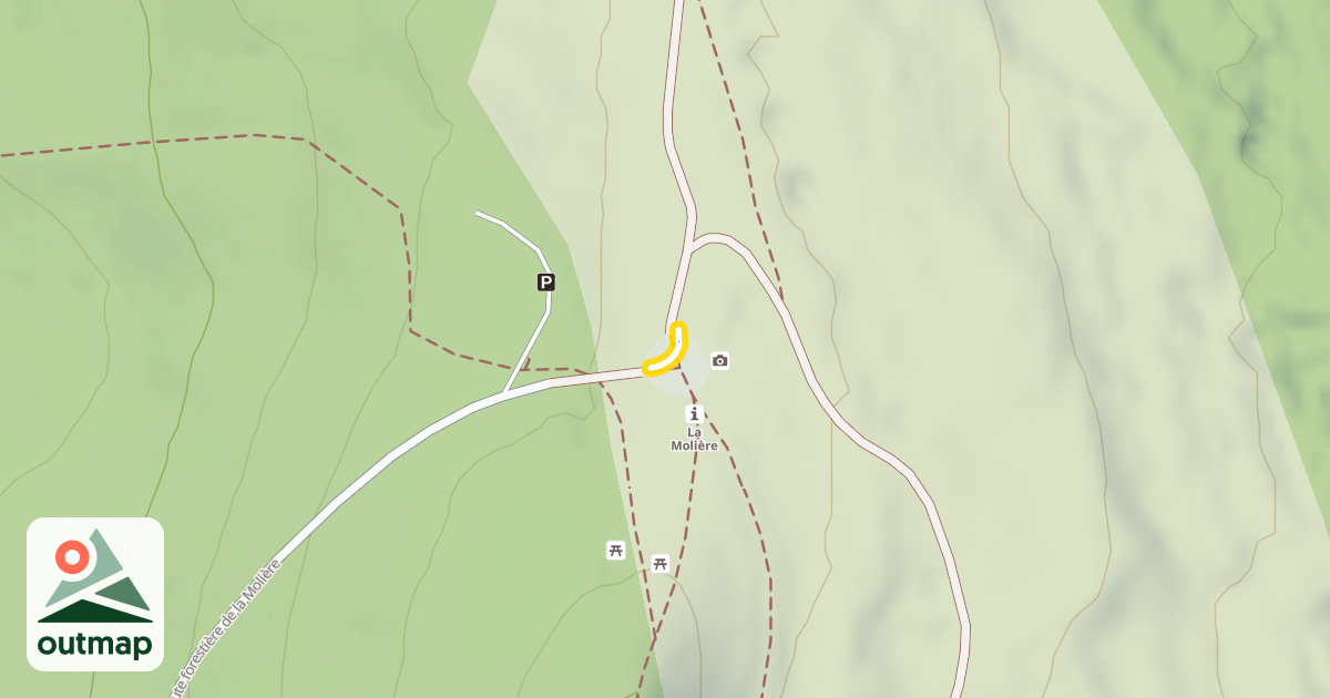 Map of Panoramique - La Molière / Les Feneys