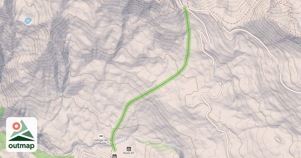 Map of Les Florins
