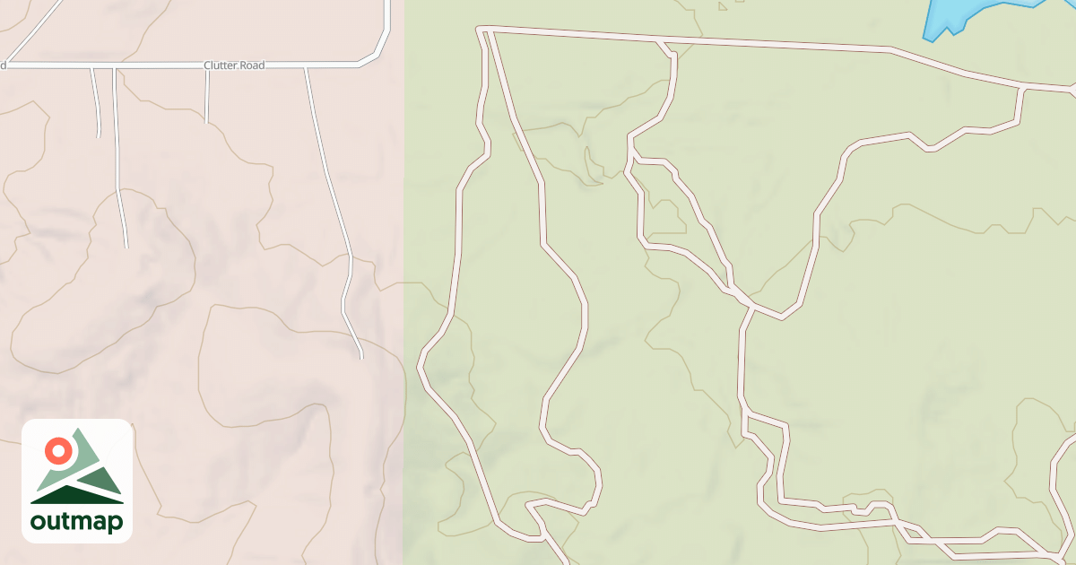 Map of Interlake State Recreation Area Trails