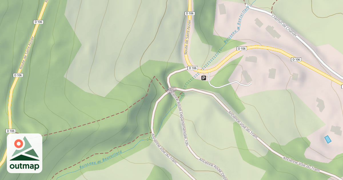 Map of Pont de Risset