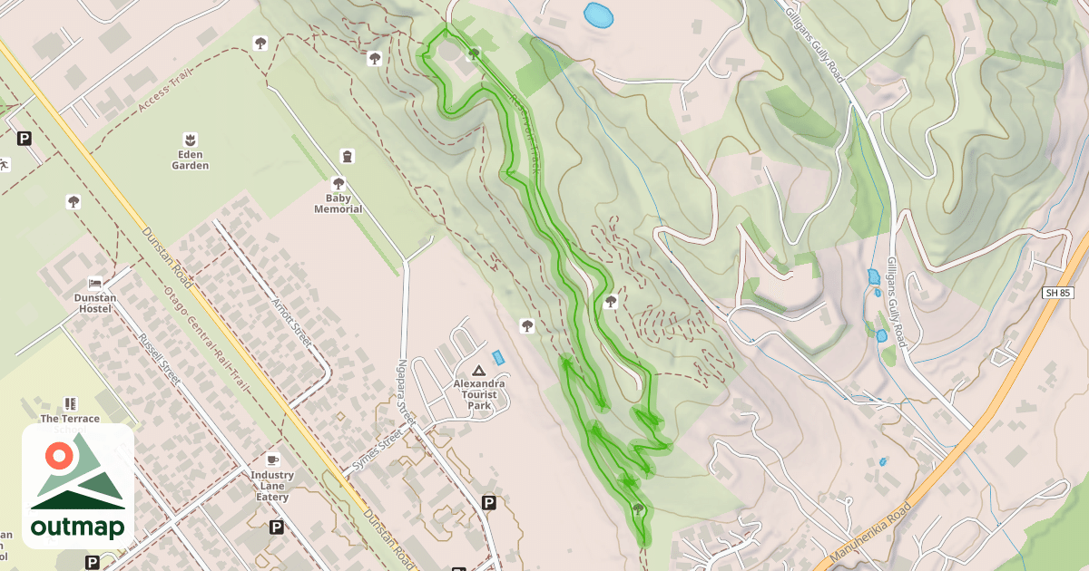 Map of Reservoir Track