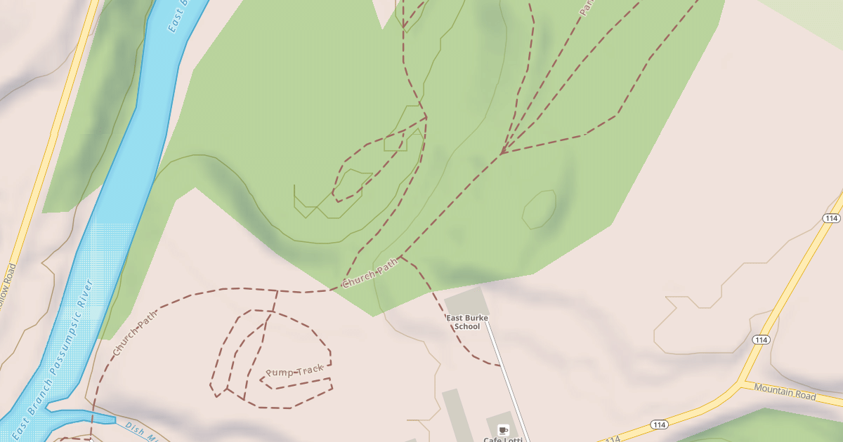 Map preview of Church Path