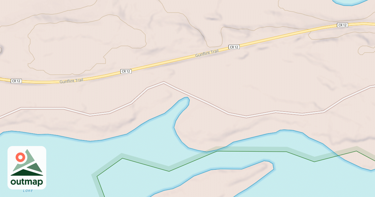Map of Gunflint Trails Snowmobile