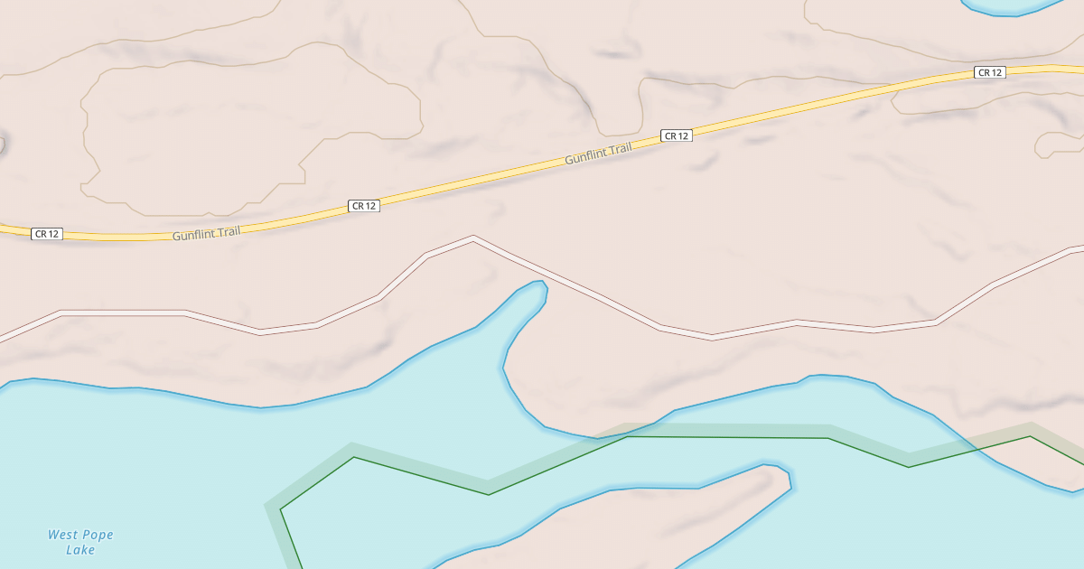 Map preview of Gunflint Trails Snowmobile