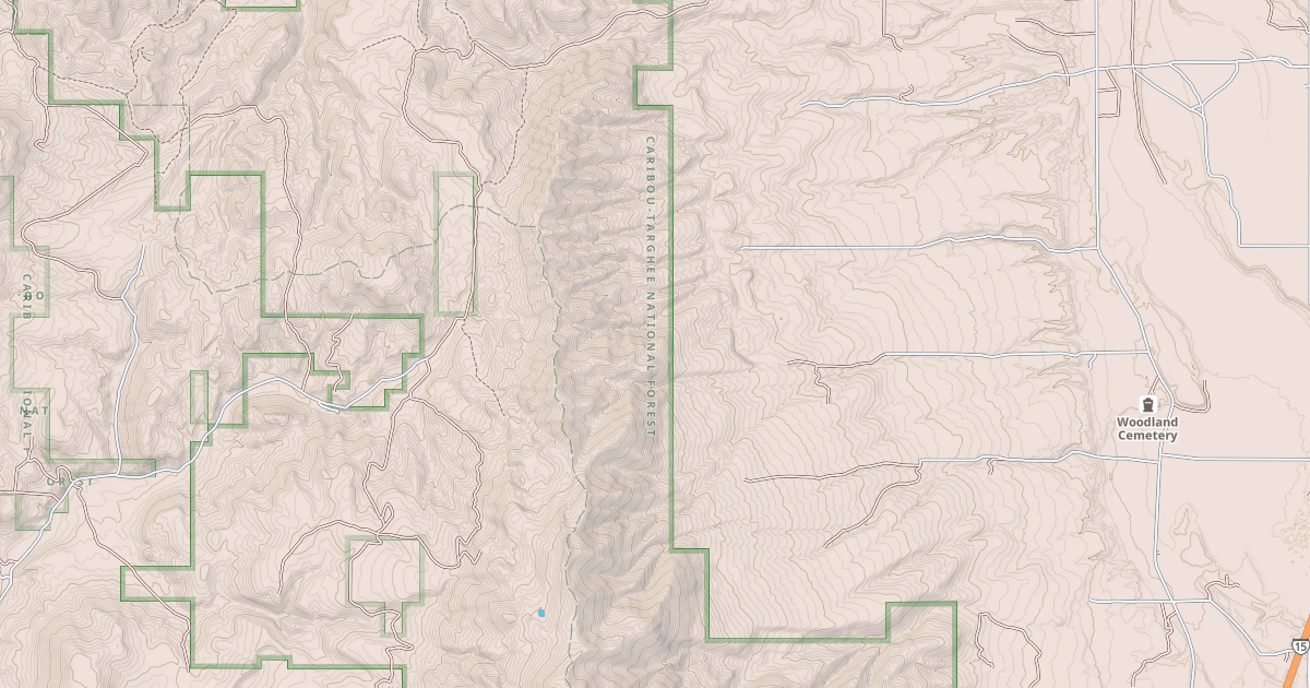 Map preview of Big Creek To Potter Creek