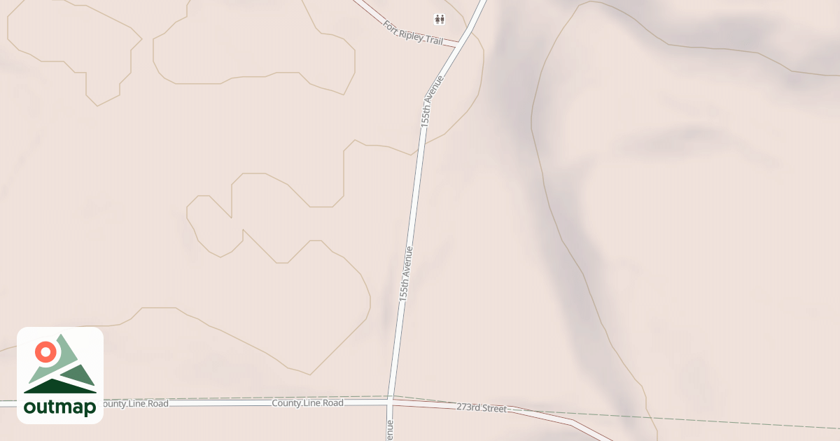 Map of Fort Ripley Trails