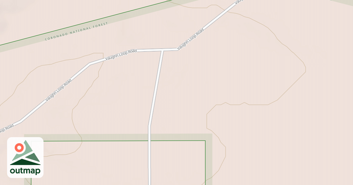 Map of POST CANYON