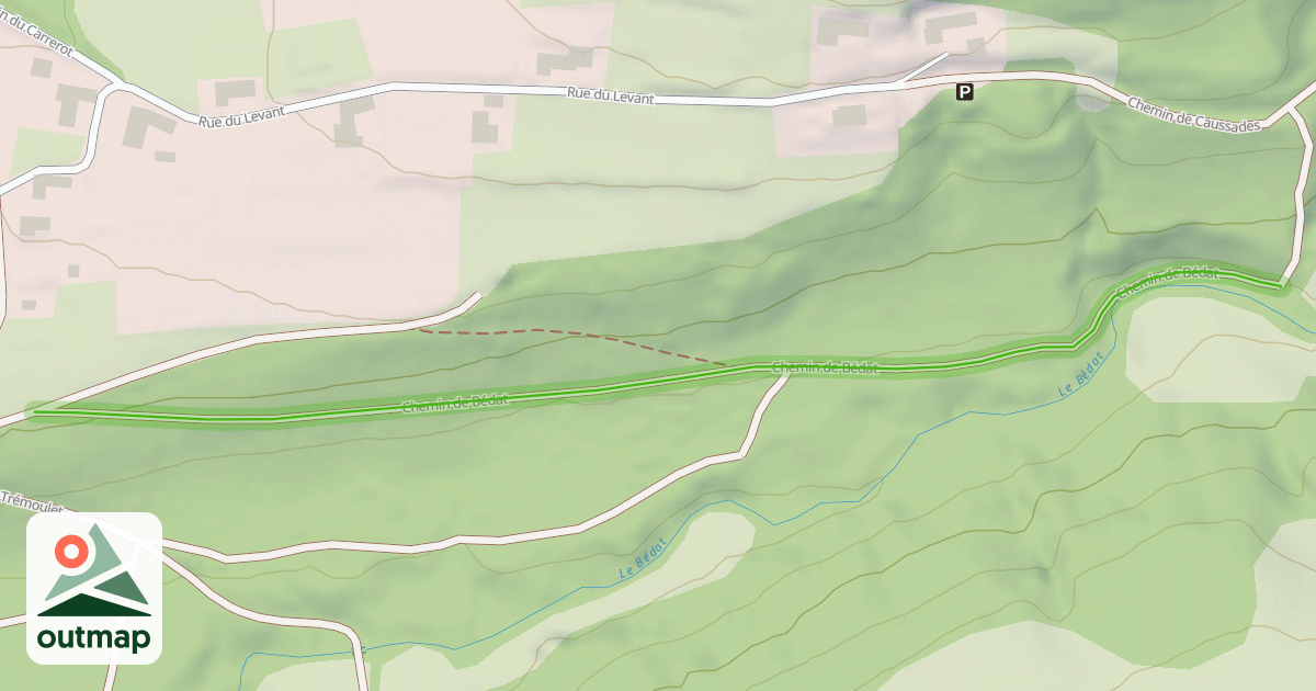 Map of Chemin de Bédat