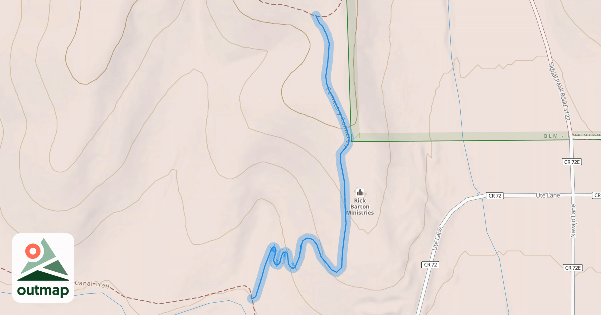 Map of Cemetery Connector