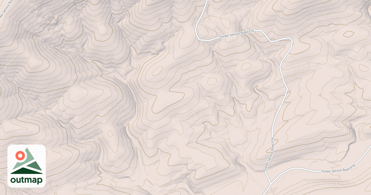 Map of NORTH ROCK CREEK