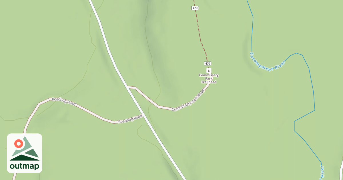 Map of COMMISSARY PARK