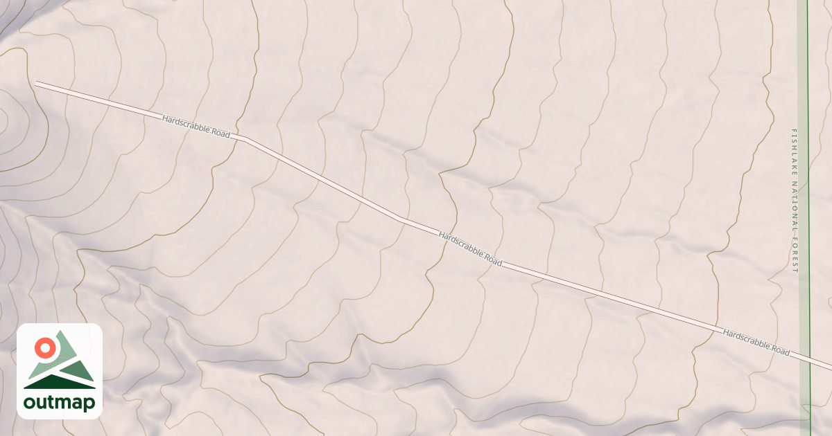 Map of HARDSCRABBLE
