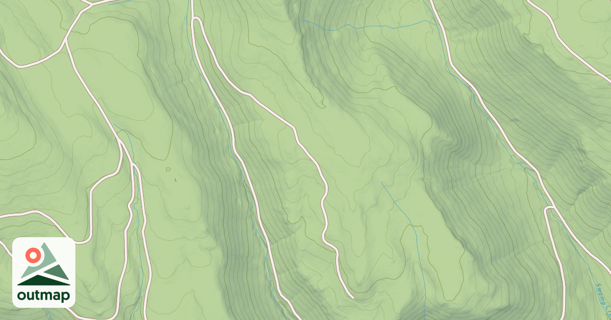 Map of MILL CREEK PLATEAU