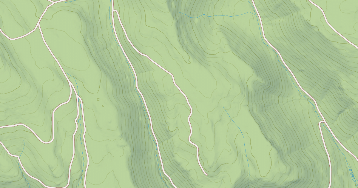 Map preview of MILL CREEK PLATEAU