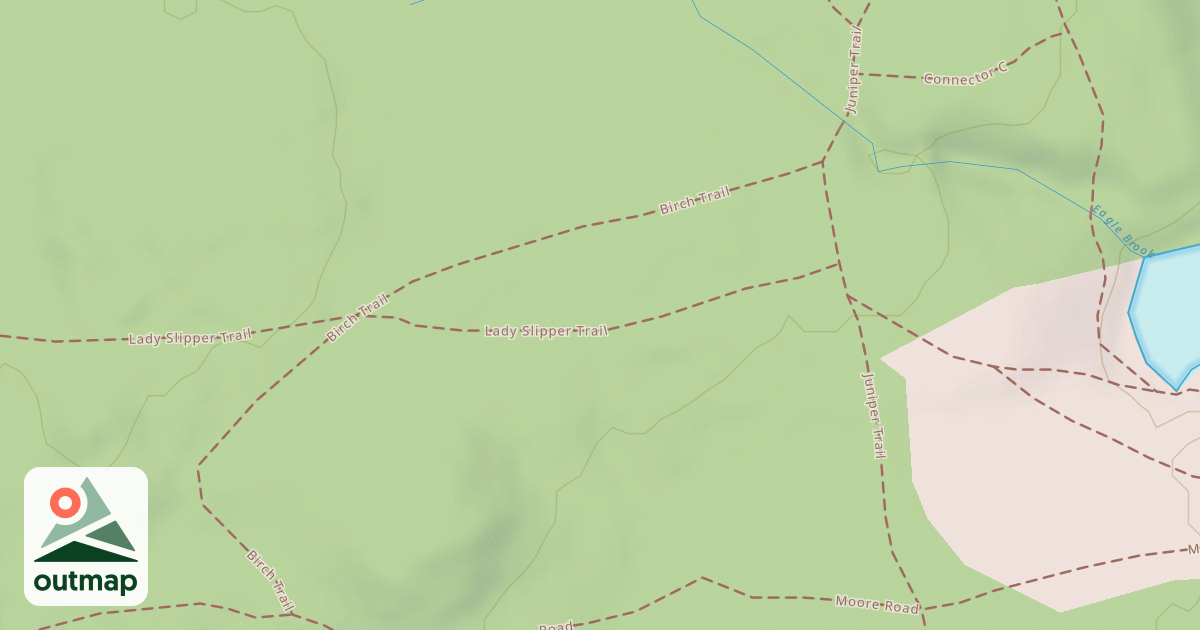 Map of Lady Slipper Trail
