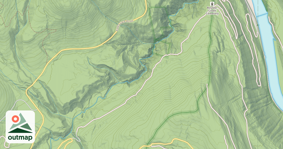 Map of TWENTYMILE