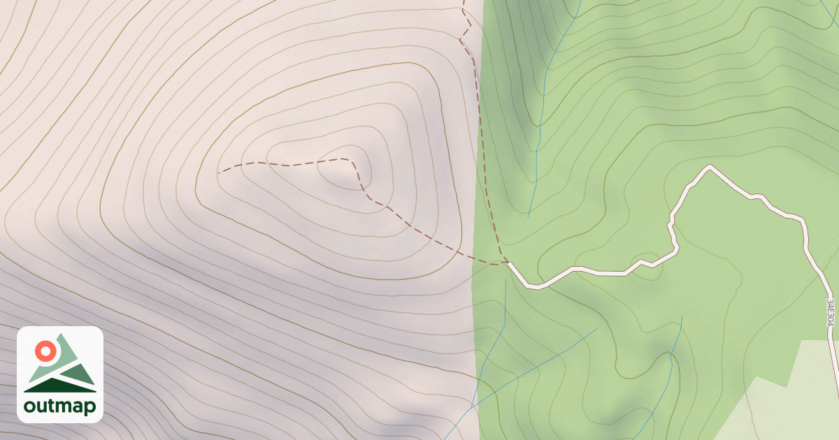 Map of Black Canyon To Redding Canyon