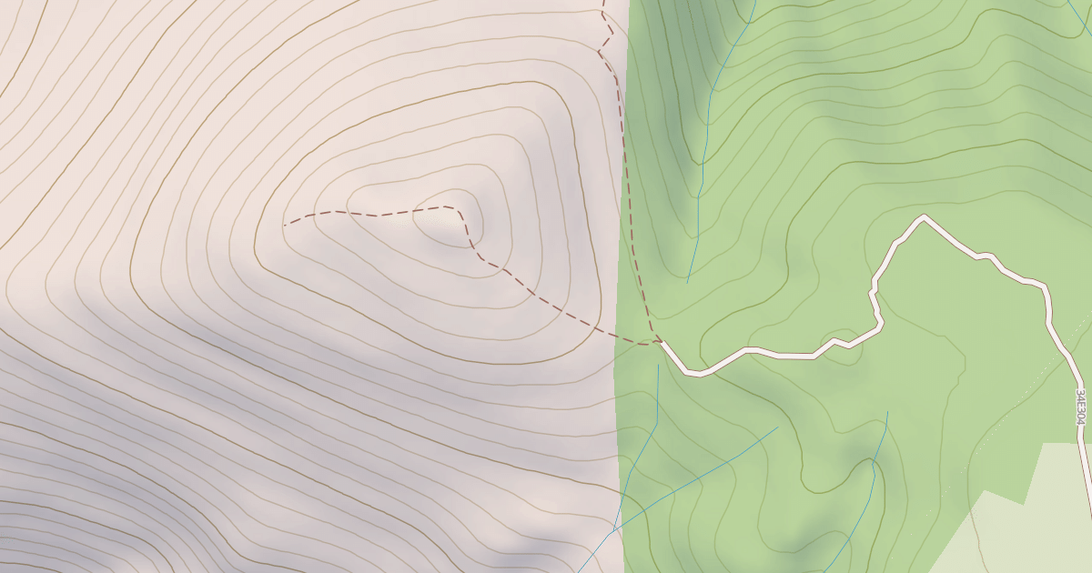 Map preview of Black Canyon To Redding Canyon