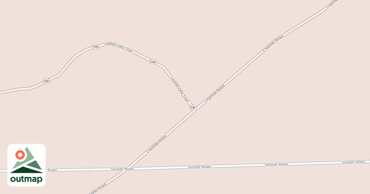 Map of Huron Orv, Smt/huron Orv Trail