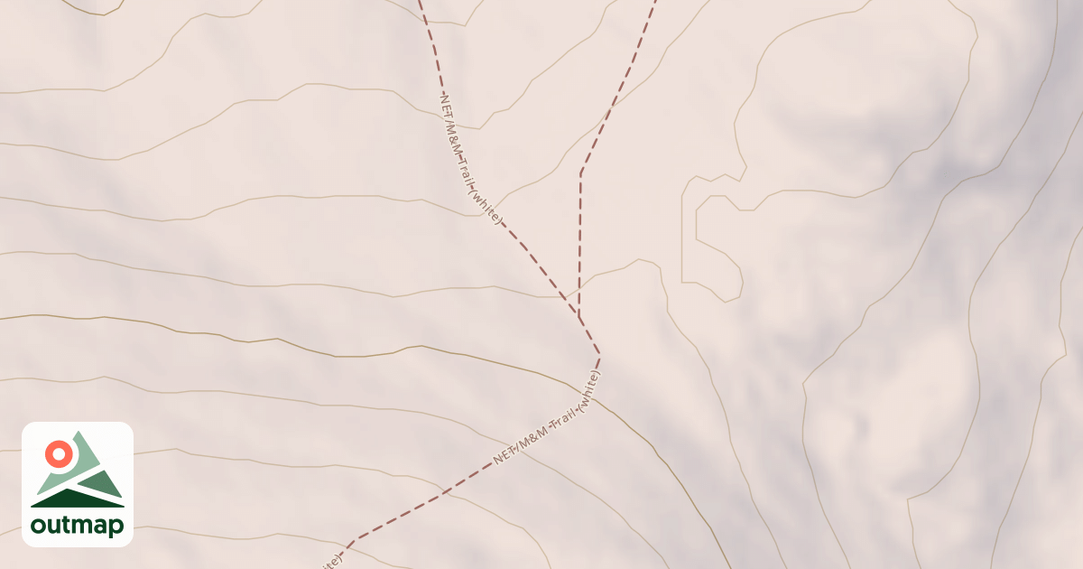 Map of Metacomet - Monadnock Trail