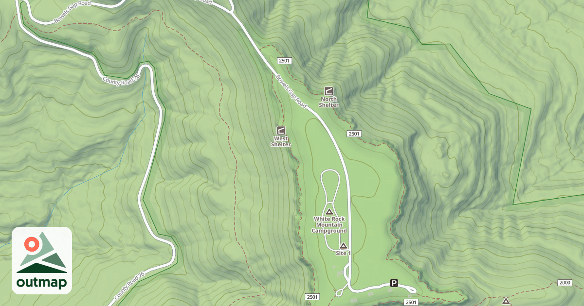 Map of WHITE ROCK TOWER