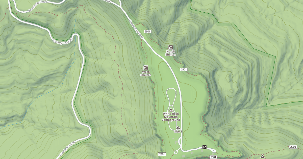 Map preview of WHITE ROCK TOWER