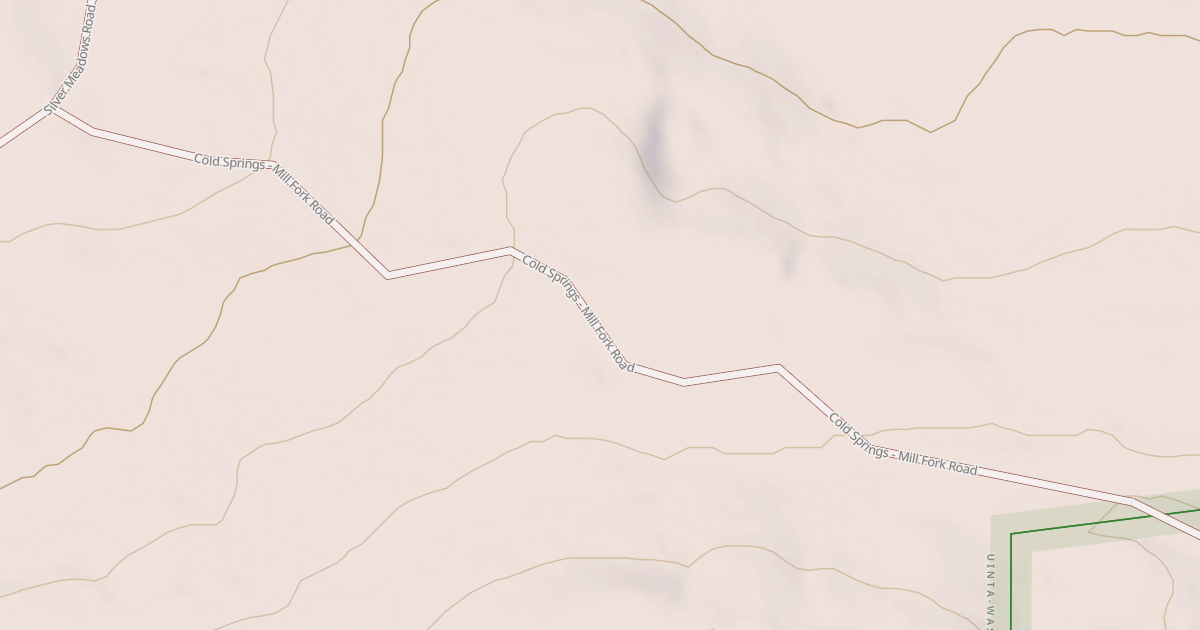 Map preview of COLD SPRINGS-MILL FORK