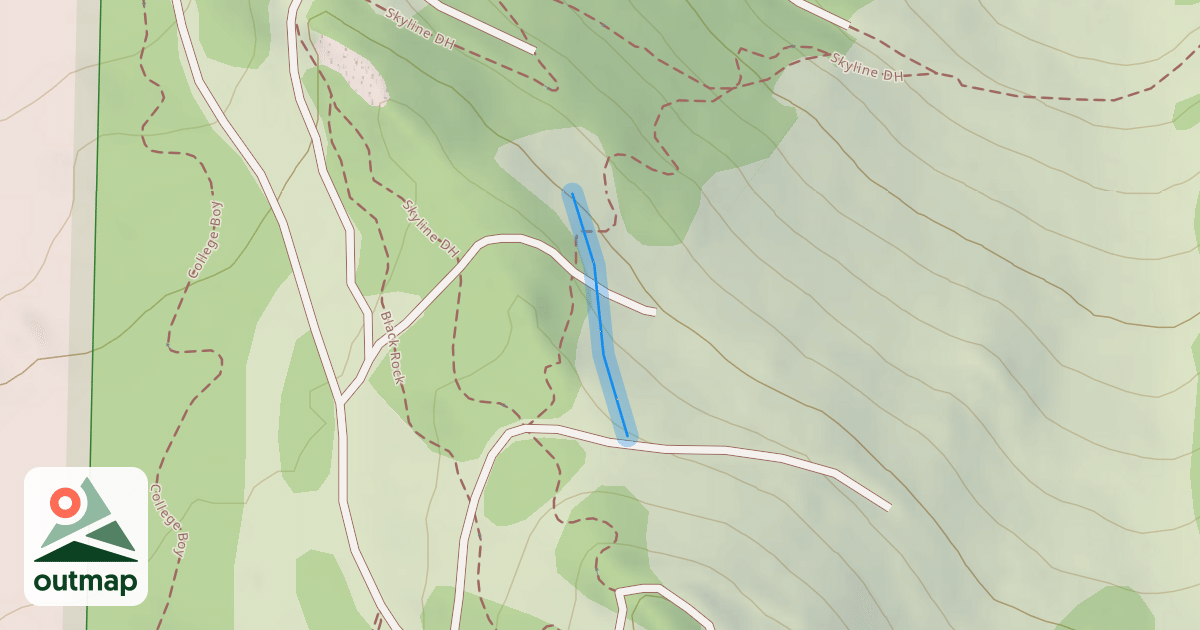 Map of Flat Pine