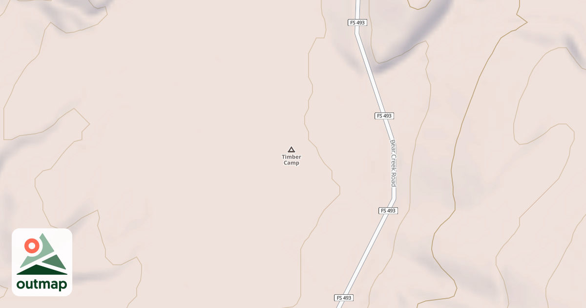 Map of TIMBER CAMP CAMPGROUND