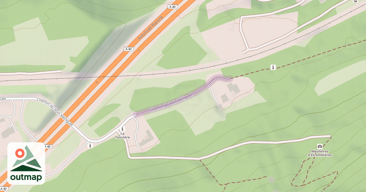Map of Chemin du Bois Mériguet