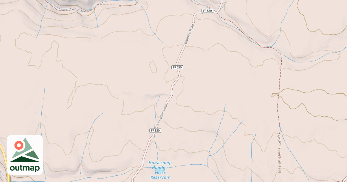 Map of Boggy Lower Loop