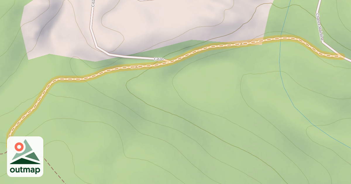 Map of Cloudburst Branch