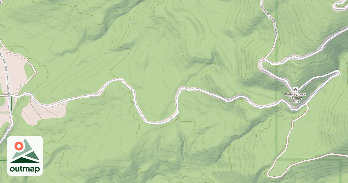 Map of MERIKAY ROAD