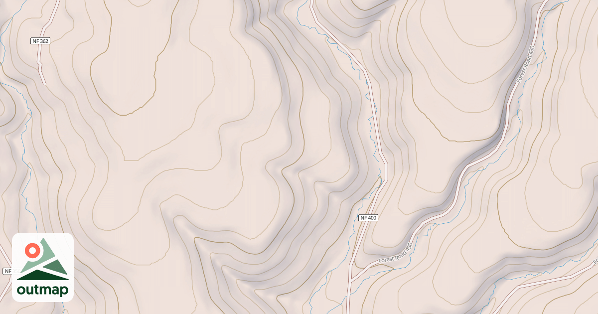 Map of USFS Motor Vehicle Use Map Roads {2AE4CD10-1B32-48A7-B5C1-211F287B3776}