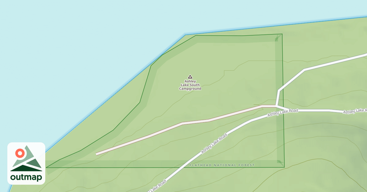 Map of ASHLEY LAKE RECREATION