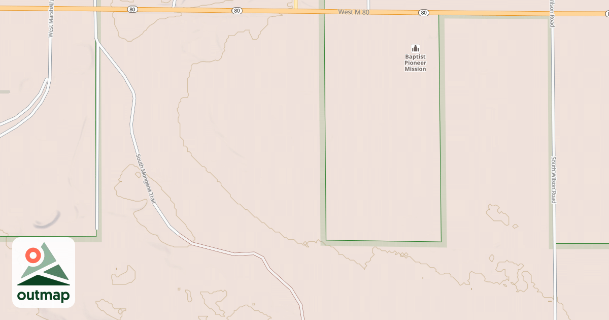 Map of Kinross Motorcycle Trail