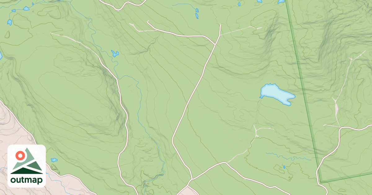 Map of Maine Statewide ATV Trails 24